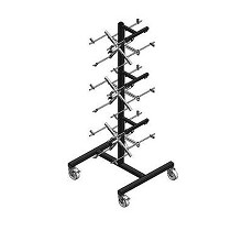 Carros porta rollos de goma