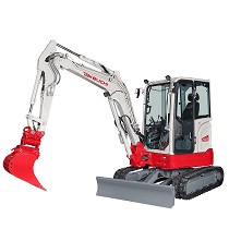 Excavadoras de parte trasera corta