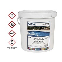 Cloros de 5 acciones para piscinas