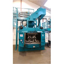 Granalladoras de mesa giratoria