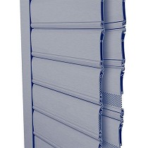 Persianas de seguridad autoblocantes microperforadas