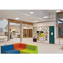 Luminaria de suspensin para el sector terciario