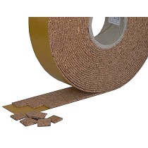 Separadores de corcho adhesivado