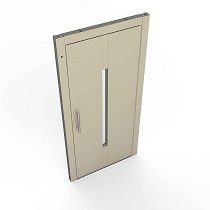 Puertas semiautomticas para ascensores