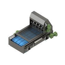 Cortadoras de patatas por mitades en proceso continuo Marcelissen Tipo DC