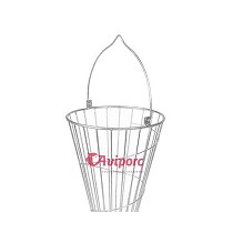 Canastos de paja galvanizados