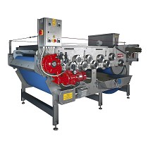 Prensas de doble banda para grandes volmenes de produccin de fruta triturada y zumos voran EBP1200