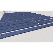 Seguidores solares bifila