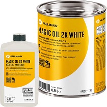 Aceites blancos de 2 componentes sin disolventes para suelos de madera