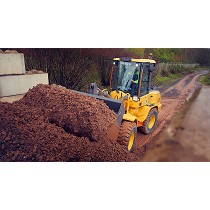 Palas de ruedas compactas