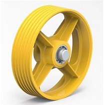 Poleas desviadoras con cojinetes reforzados