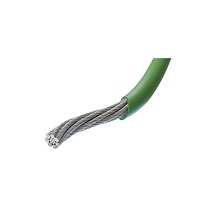 Cuerdas de acero recubiertas de pl�stico para ascensores