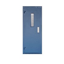 Puertas abatibles de una hoja para ascensores