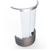 Puertas de ascensor circulares con operador para instalaciones panor�micas