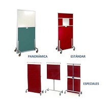 Pantallas moviles protecci�n rayos x