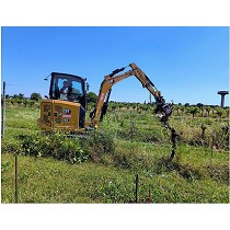 Pinzas seleccionadoras para miniexcavadoras