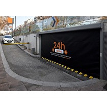 Puertas r�pidas autorreparables para aparcamientos