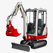 Miniexcavadoras con cabina o canopy