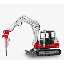 Miniexcavadoras con brazo monobloc o brazo articulado