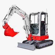 Excavadoras parte trasera corta con cabina/canopy