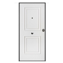 Puertas acorazadas para exterior con panel de fibra de vidrio resistente a la intemperie