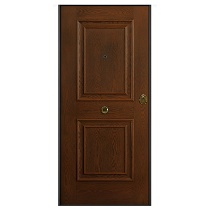 Puertas acorazadas para exterior con panel de fibra de vidrio resistente a la intemperie