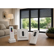 Control inal�mbrico para persianas y protecci�n solar