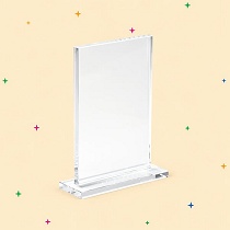 Trofeos de cristal de dise�o rectangular