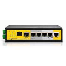 Switches industriales gestionables con cinco puertos ethernet y alimentaciones poe