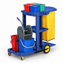 Carros de Limpieza con tapa