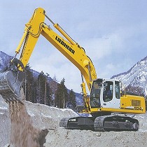 Excavadora sobre orugas