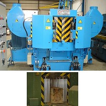Mquina mltiple de tablas de sierras circulares y con partidor