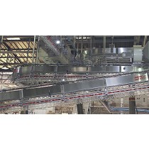 Transportadores de botellas por aire con doble gua