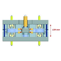 Sistema para molde tipo sndwich con vlvulas de obturacin