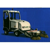 Barredora con descarga lateral y altura