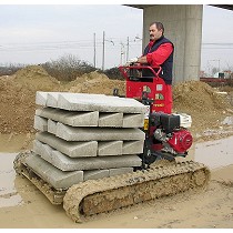 Transpaleta sobre orugas