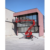 Plataforma area sobre orugas