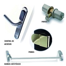 Recubrimientos para pomos y manillas