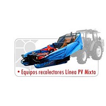 Recolectores con abanico fijo