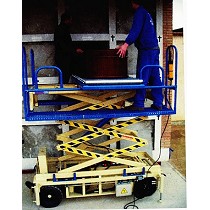 Plataforma elevadora portafretros