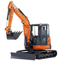 Miniexcavadoras con radio de giro corto