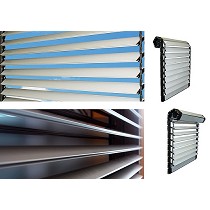 Persiana orientable de lamas extrusionadas