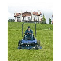 Tractor cortacsped corte delantero