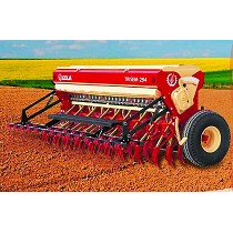 Sembradora mec�nica con cultivador flotante