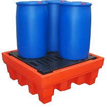 Cubetos de retencin en PE-HD para barriles