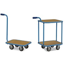 Plataforma rodante con tirador