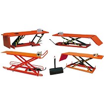 Mesas elevadoras para motocicletas