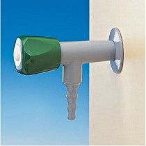 Grifos con escuadra en acero inoxidable