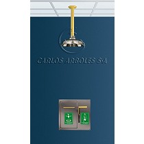 Duchas lavaojos de emergencia