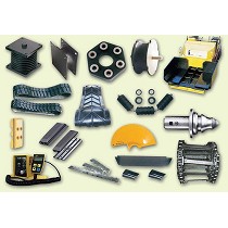 Repuestos en caucho y acero antidesgaste